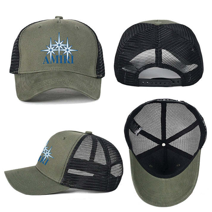 CASA-AMIRI STENCIL TRUCKER HAT