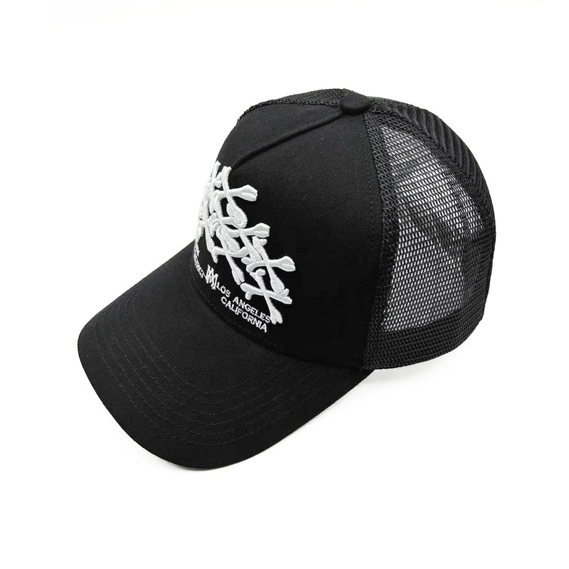 CASA-AMIRI STENCIL TRUCKER HAT