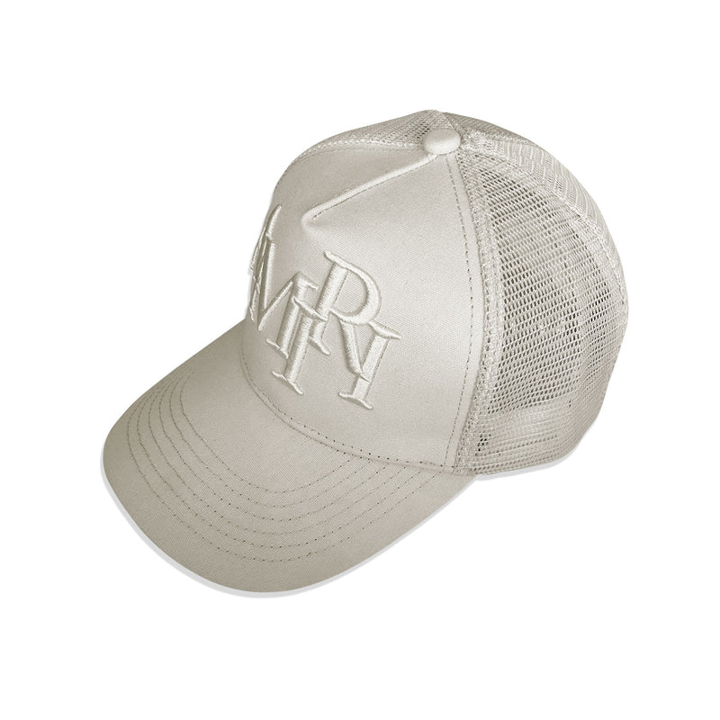 CASA-AMIRI STENCIL TRUCKER HAT