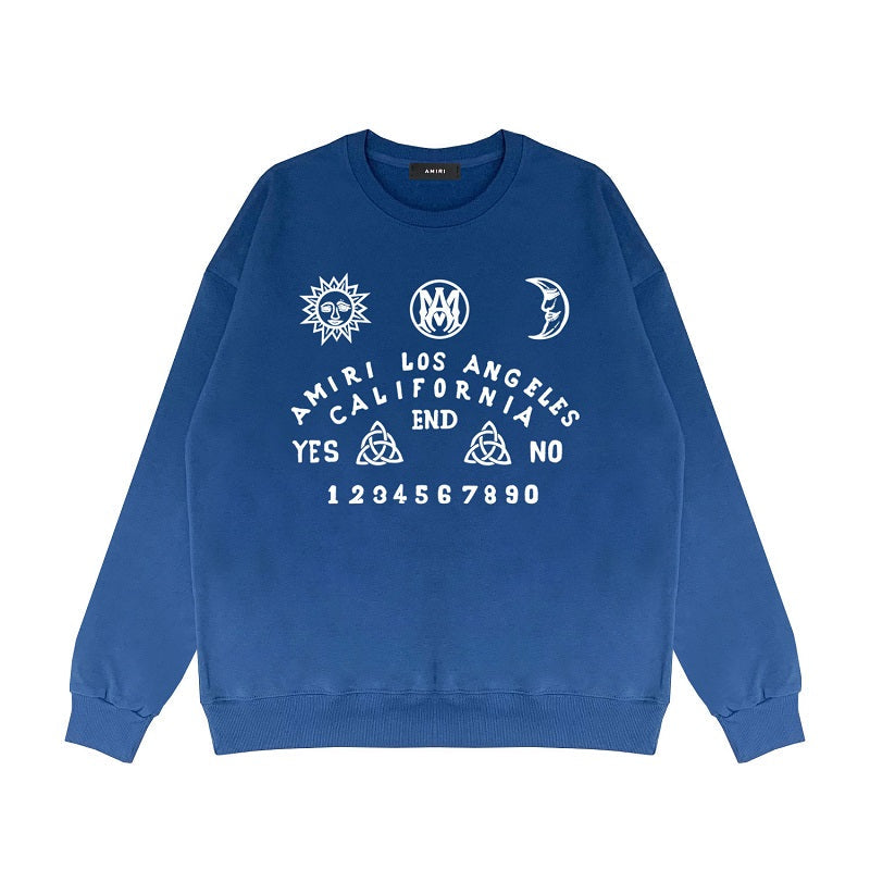 CASA-AMIRI 2025 New Cotton Classic Crewneck Sweatshirt Y073