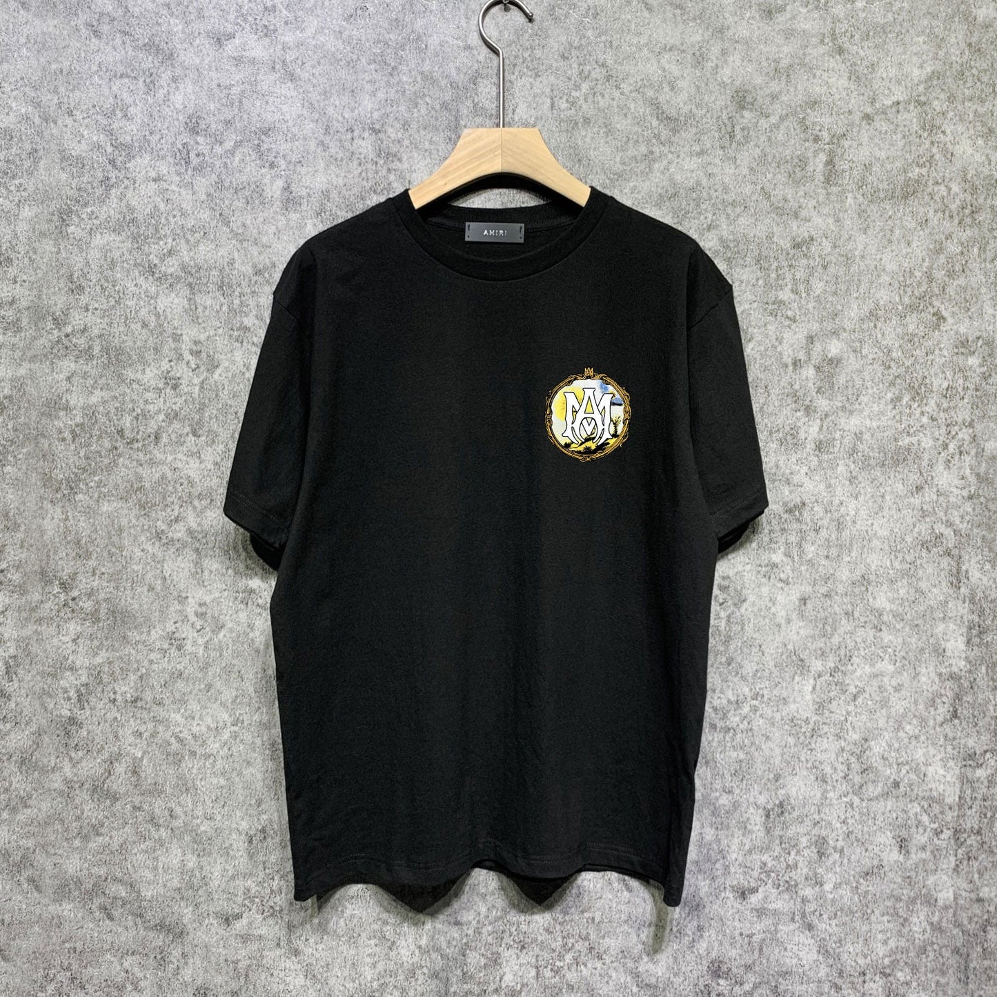 CASA-AMIRI 2025 New High Quality Cotton Flower Logo T-Shirt