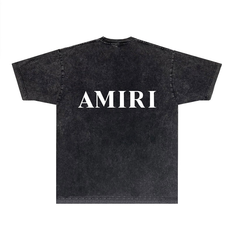 CASA-AMIRI 2025 New High Quality Cotton Flower Logo T-Shirt D070