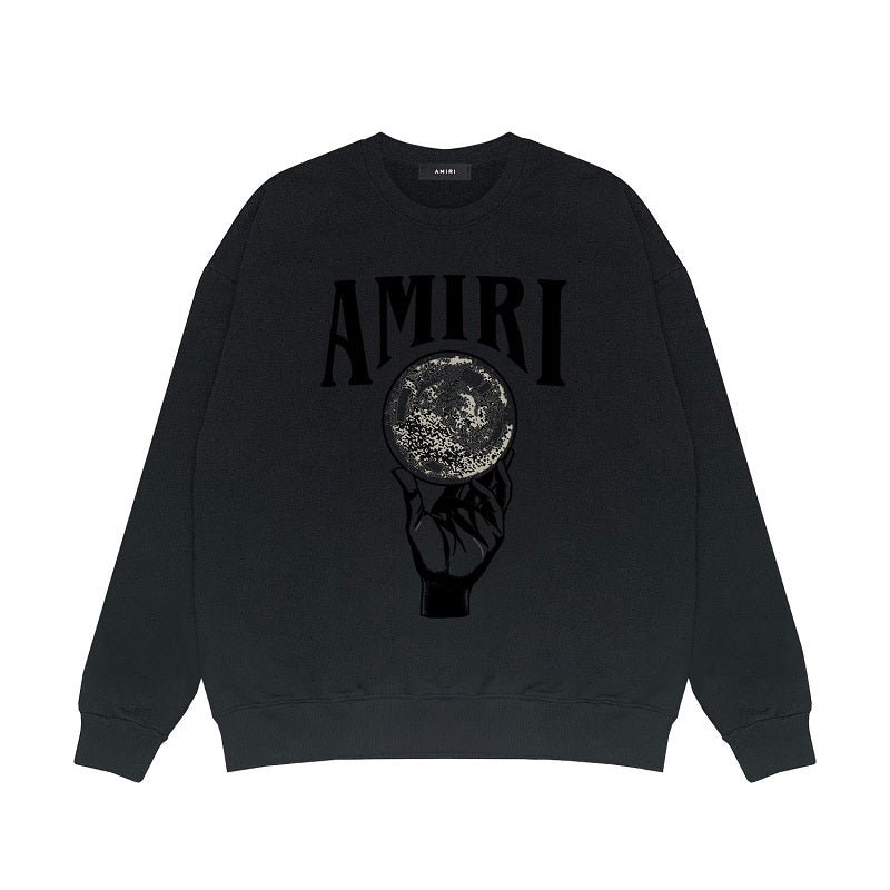 CASA-AMIRI 2025 New Cotton Classic Crewneck Sweatshirt Y074