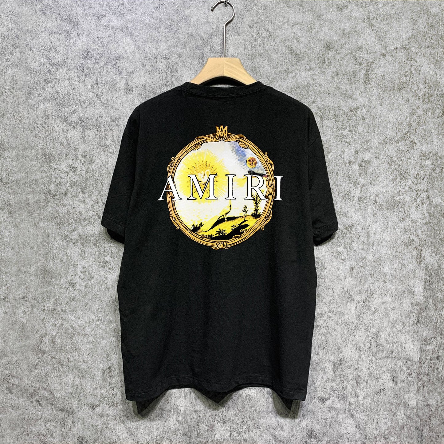 CASA-AMIRI 2025 New High Quality Cotton Flower Logo T-Shirt