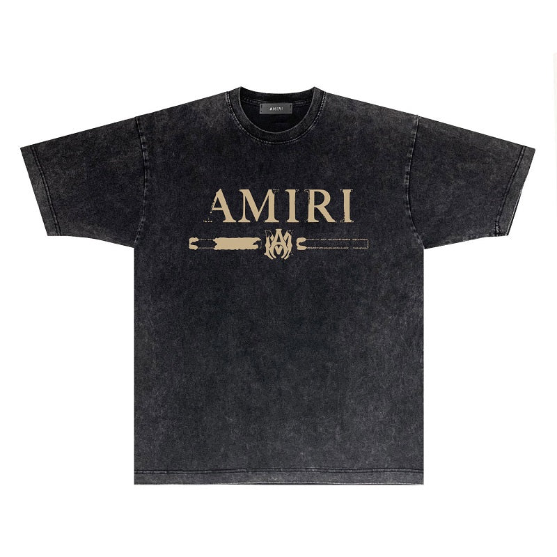 CASA-AMIRI 2025 New High Quality Cotton Flower Logo T-Shirt D081