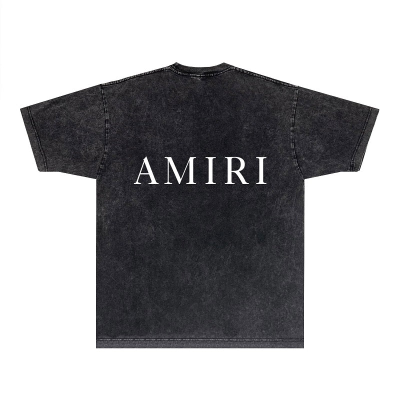 CASA-AMIRI 2025 New High Quality Cotton Flower Logo T-Shirt D003