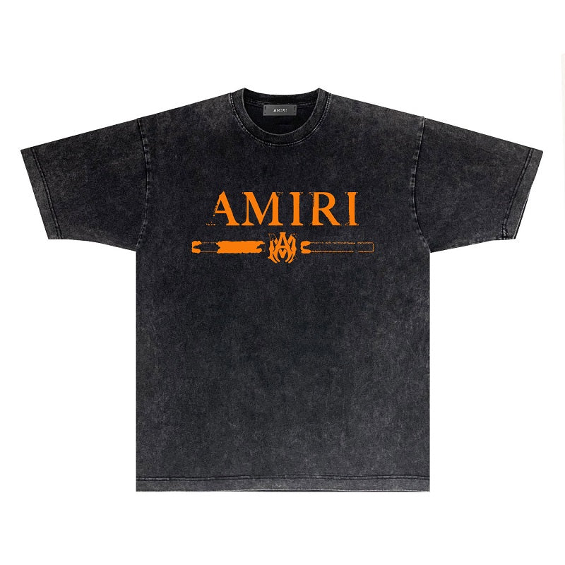 CASA-AMIRI 2025 New High Quality Cotton Flower Logo T-Shirt D081