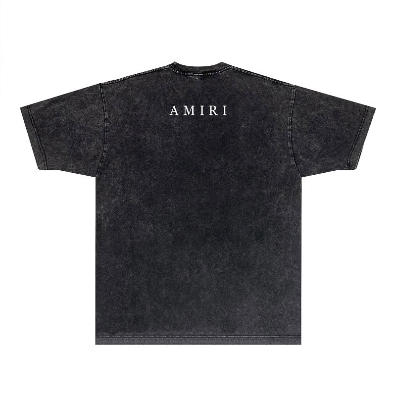 CASA-AMIRI 2025 New High Quality Cotton Flower Logo T-Shirt D084
