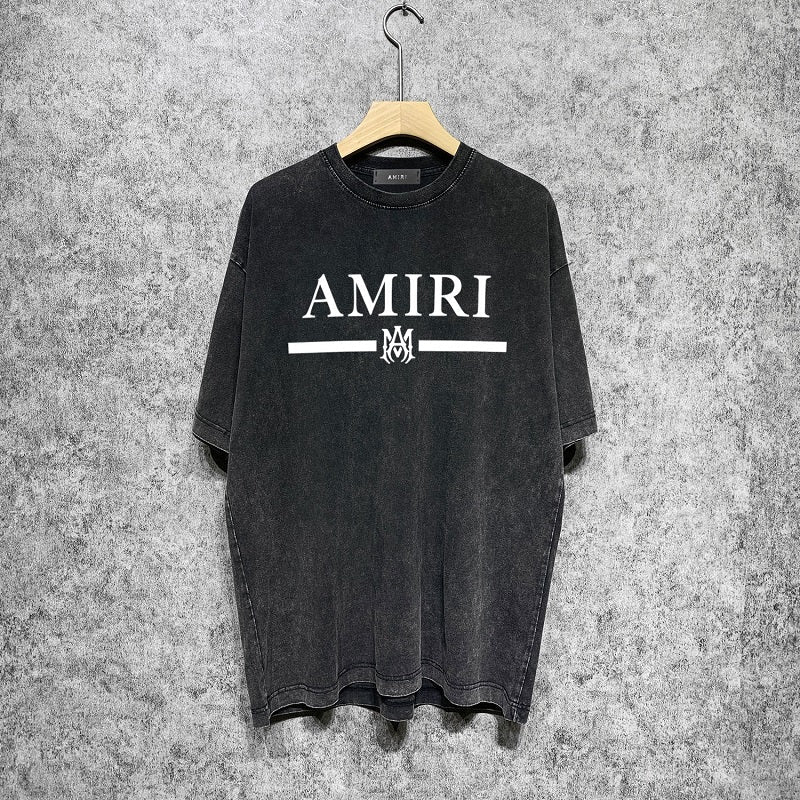 CASA-AMIRI 2025 New High Quality Cotton Flower Logo T-Shirt D002