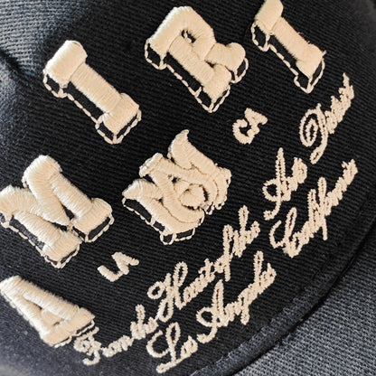 CASA-AMIRI STENCIL TRUCKER HAT