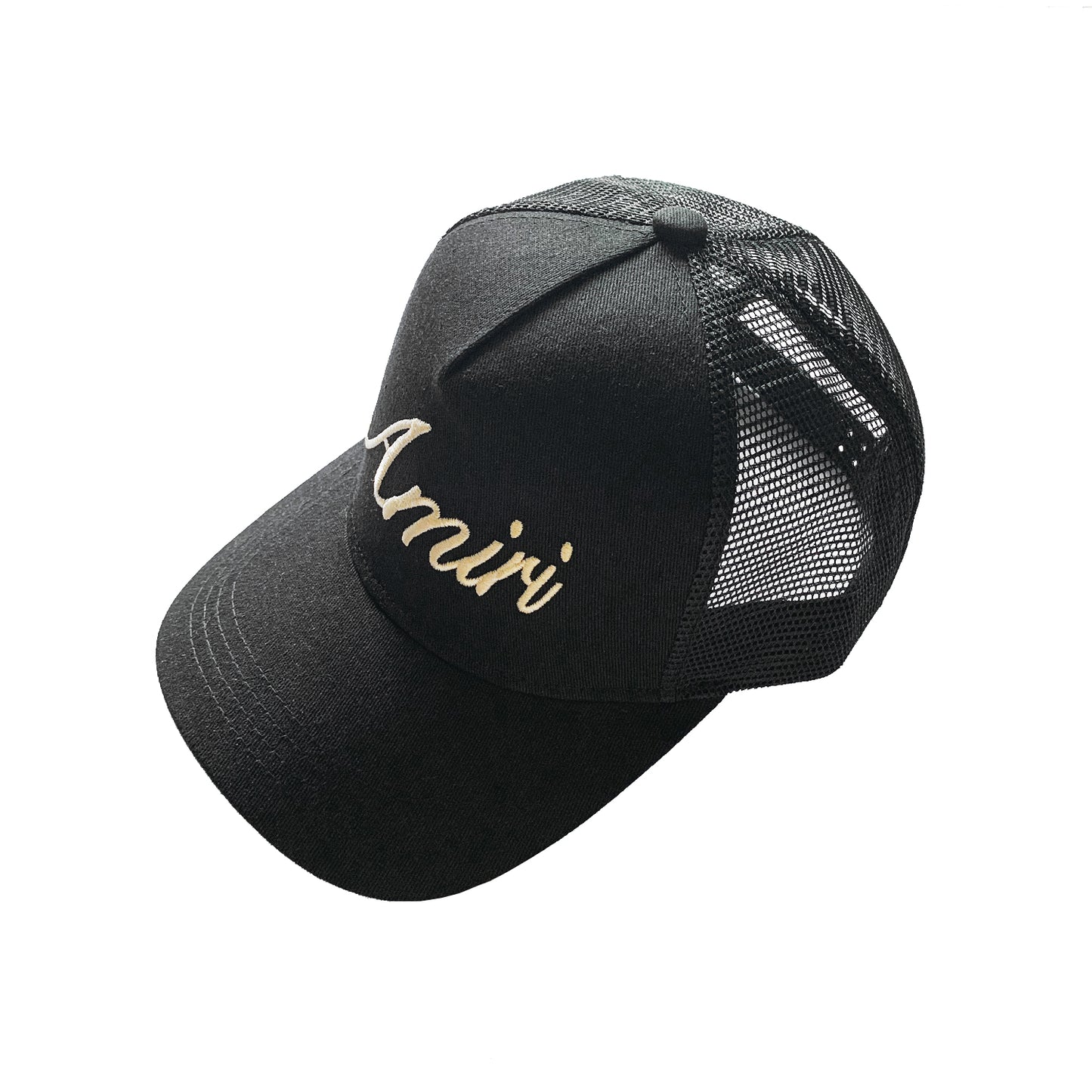 CASA-AMIRI STENCIL TRUCKER HAT