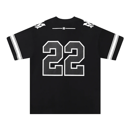 CASA-AMIRI 2025 New High Quality Cotton Flower Logo T-Shirt