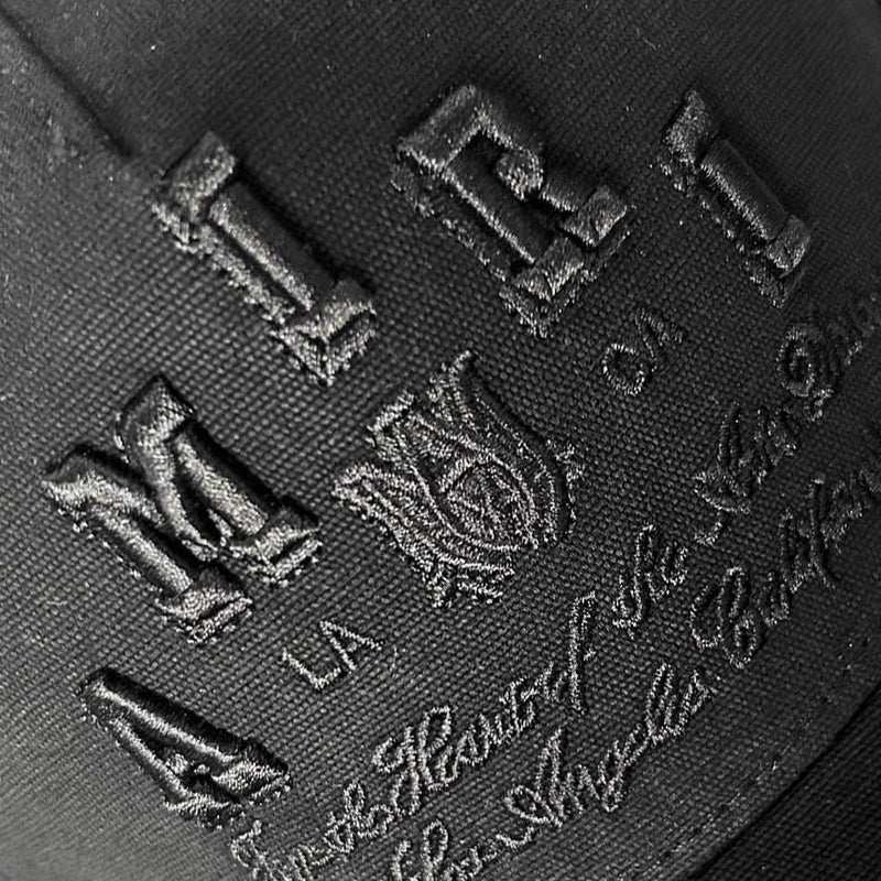 CASA-AMIRI STENCIL TRUCKER HAT