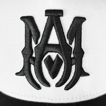 CASA-AMIRI STENCIL TRUCKER HAT