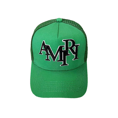 CASA-AMIRI STENCIL TRUCKER HAT