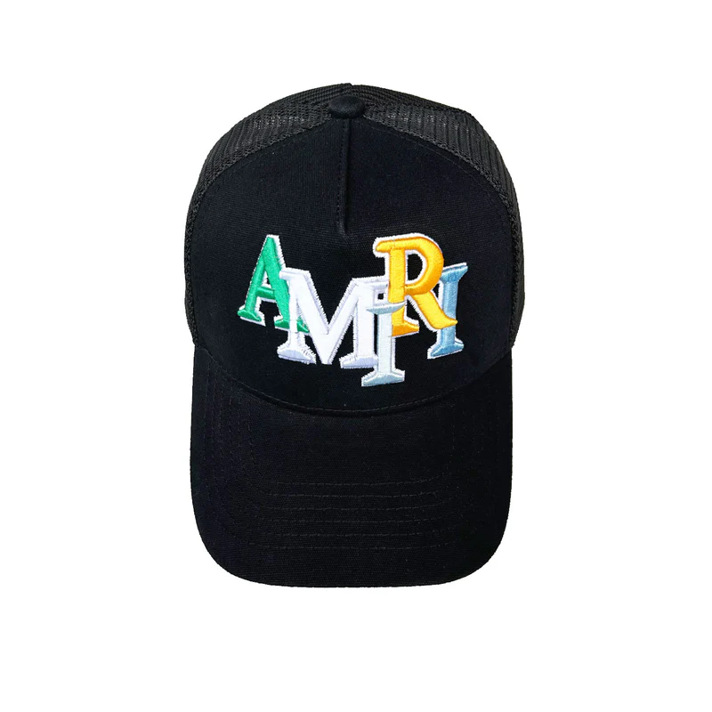 CASA-AMIRI STENCIL TRUCKER HAT
