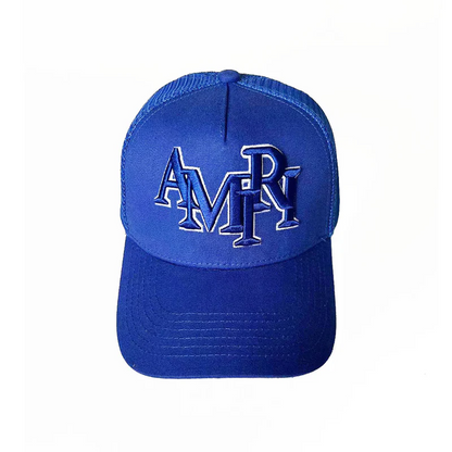CASA-AMIRI STENCIL TRUCKER HAT