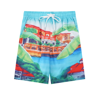 CASA-AMIRI 2025 New Shirt Shorts Set