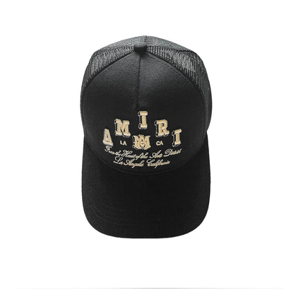 CASA-AMIRI STENCIL TRUCKER HAT