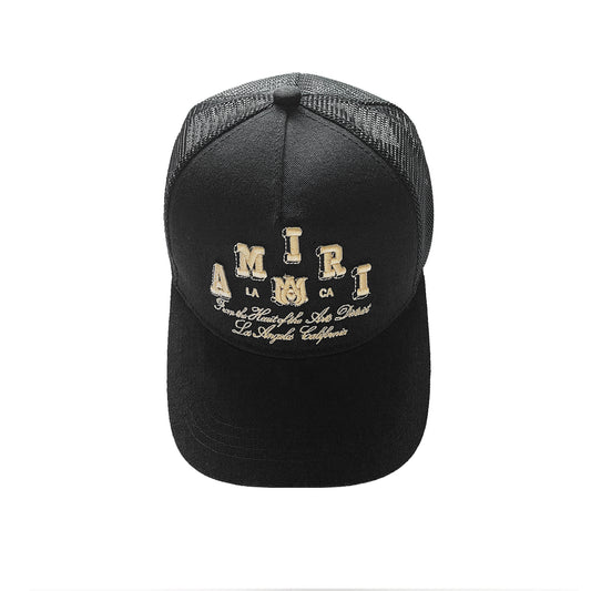 CASA-AMIRI STENCIL TRUCKER HAT