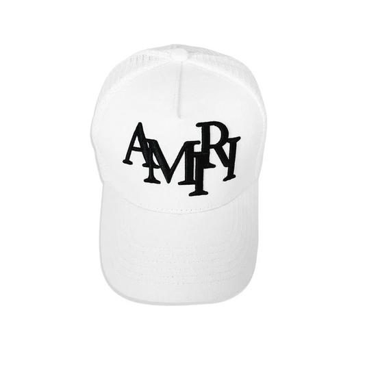 CASA-AMIRI STENCIL TRUCKER HAT
