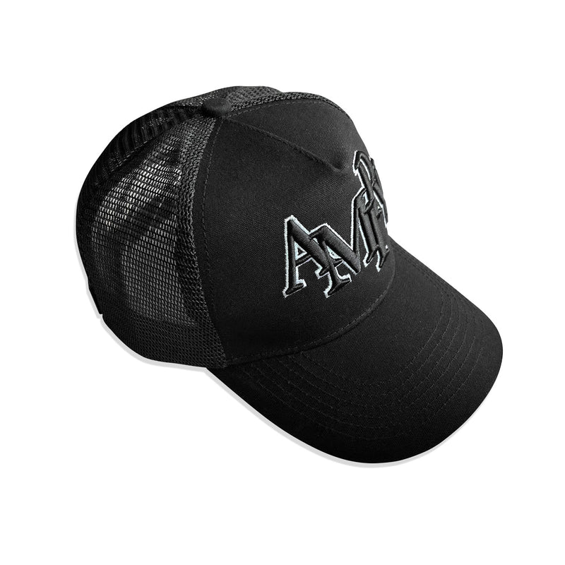 CASA-AMIRI STENCIL TRUCKER HAT