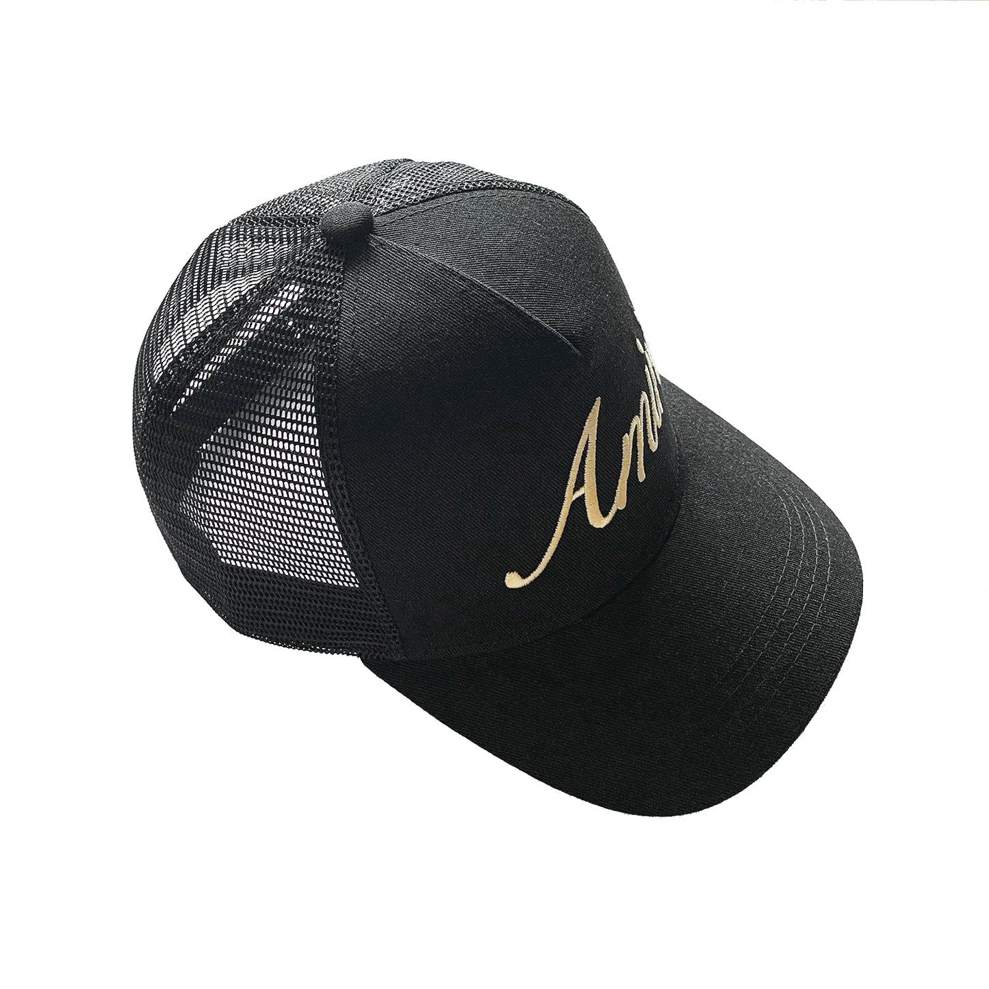 CASA-AMIRI STENCIL TRUCKER HAT