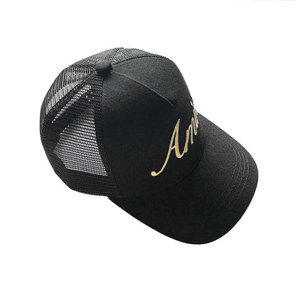 CASA-AMIRI STENCIL TRUCKER HAT