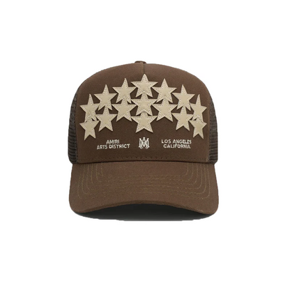 CASA-AMIRI STENCIL TRUCKER HAT