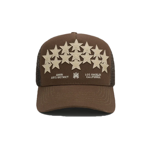 CASA-AMIRI STENCIL TRUCKER HAT