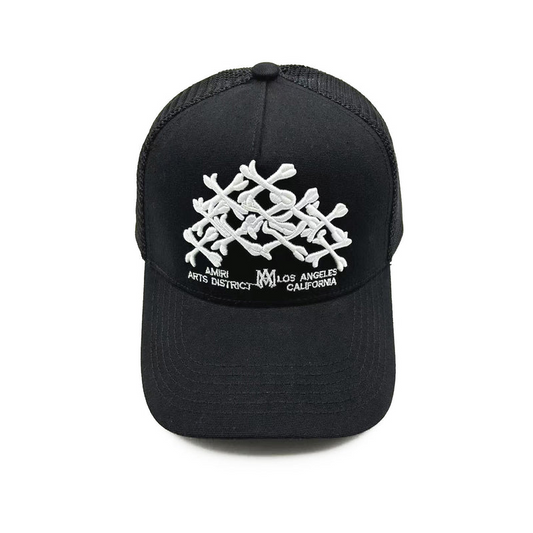 CASA-AMIRI STENCIL TRUCKER HAT