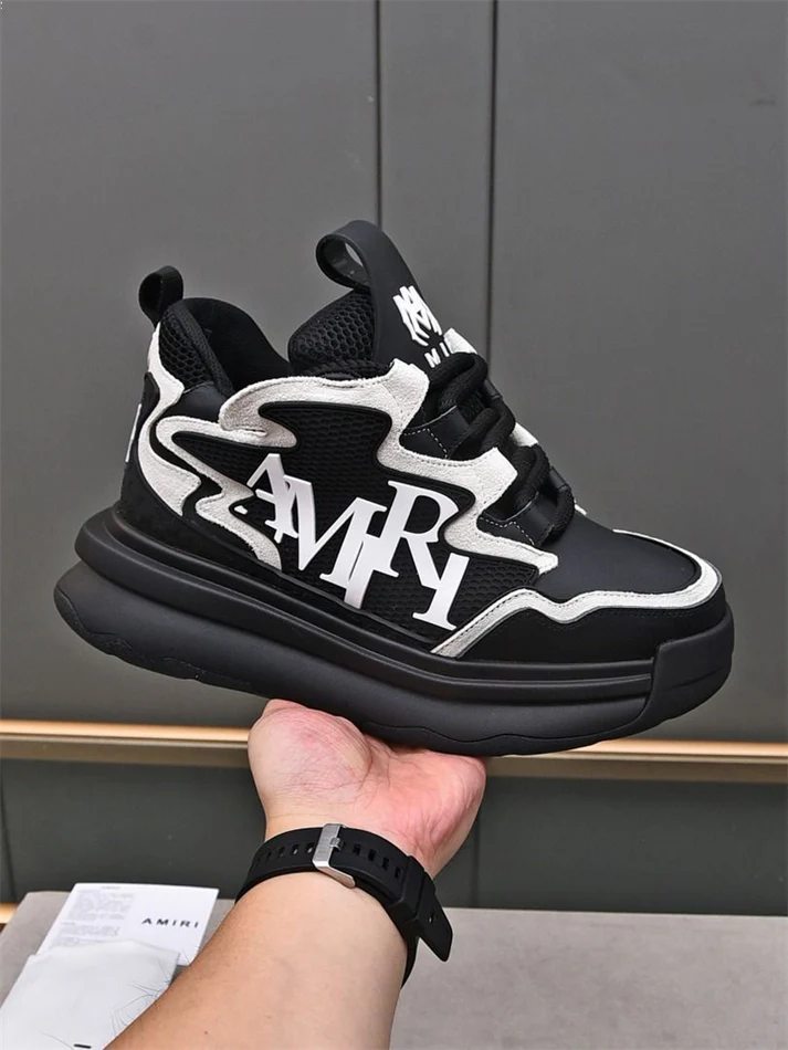 CASA-AMIRI  2025 New Skull Head Sneakers