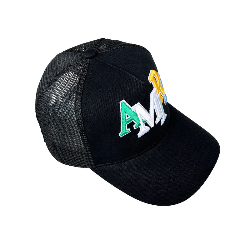 CASA-AMIRI STENCIL TRUCKER HAT
