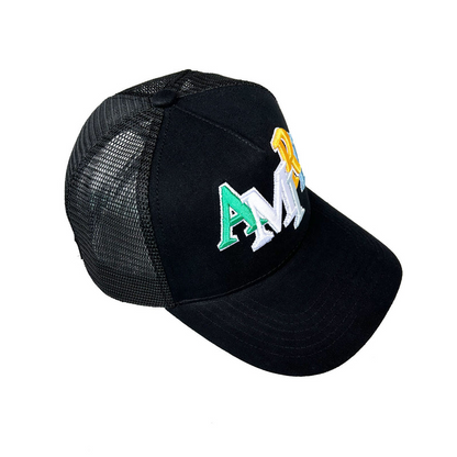 CASA-AMIRI STENCIL TRUCKER HAT