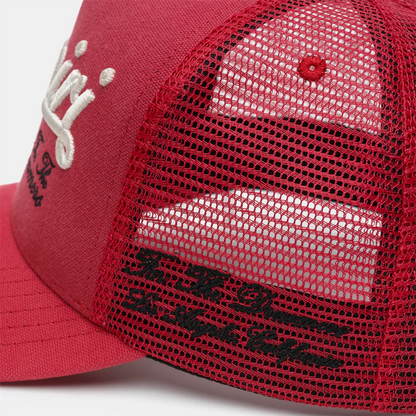 CASA-AMIRI STENCIL TRUCKER HAT
