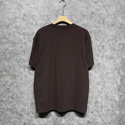 CASA-AMIRI 2025 New High Quality Cotton Flower Logo T-Shirt