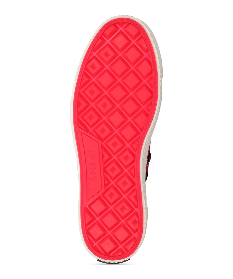 CASA-AMIRI  2025 new products cotton LOGO embroidered contrast color canvas shoes