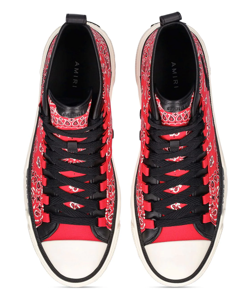 CASA-AMIRI  2025 new products cotton LOGO embroidered contrast color canvas shoes
