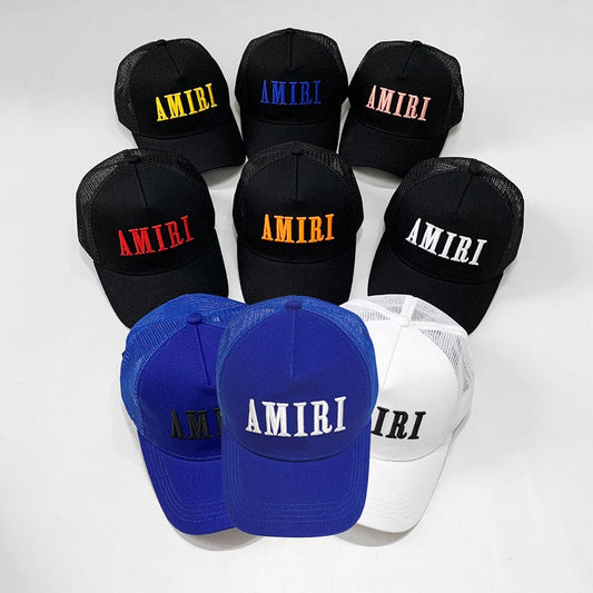 CASA-AMIRI STENCIL TRUCKER HAT