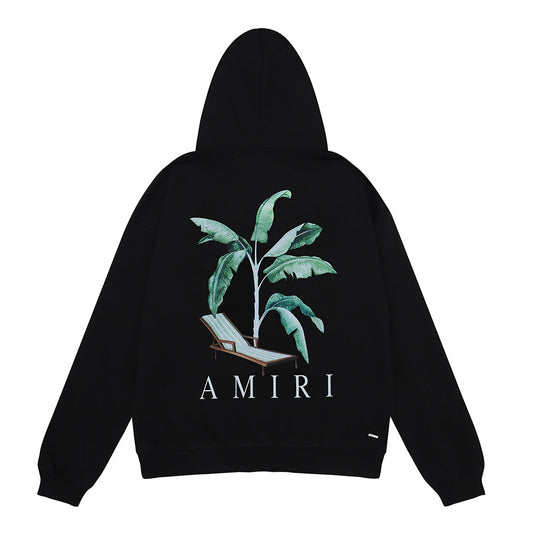 CASA-AMIRI 2025 new high quality cotton classic old man hoodie