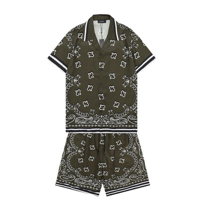 CASA-AMIRI 2025 New Shirt Shorts Set