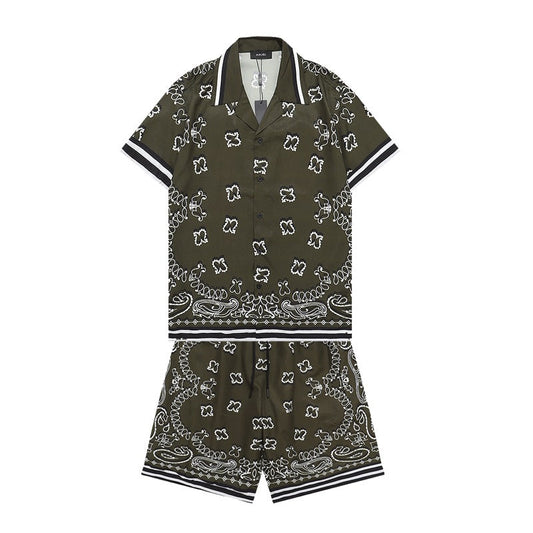 CASA-AMIRI 2025 New Shirt Shorts Set