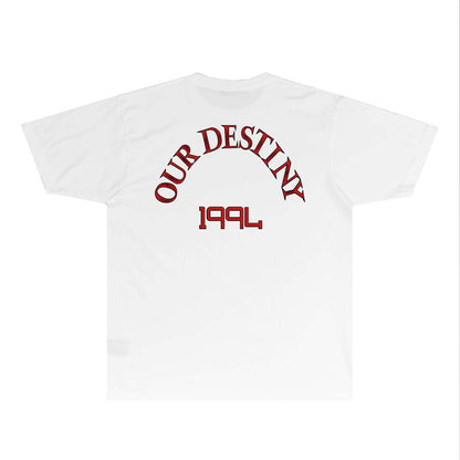 CASA-AMIRI 2025 New High Quality Cotton Flower Logo T-Shirt