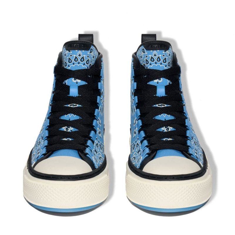 CASA-AMIRI  2025 new products cotton LOGO embroidered contrast color canvas shoes