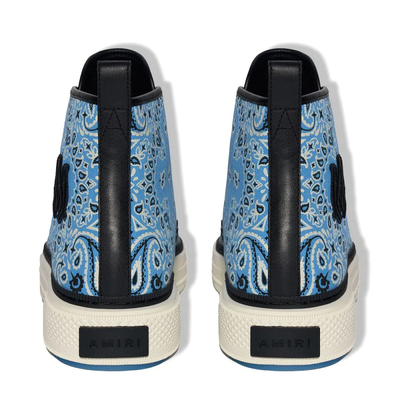 CASA-AMIRI  2025 new products cotton LOGO embroidered contrast color canvas shoes