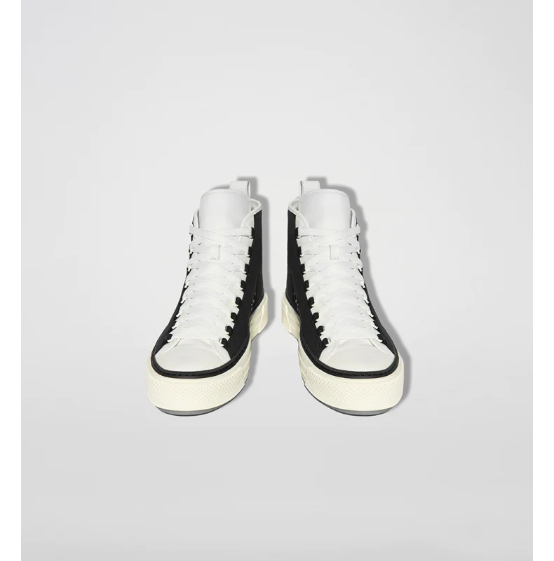 CASA-AMIRI  2025 new products cotton LOGO embroidered contrast color canvas shoes