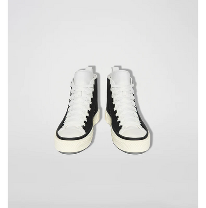 CASA-AMIRI  2025 new products cotton LOGO embroidered contrast color canvas shoes