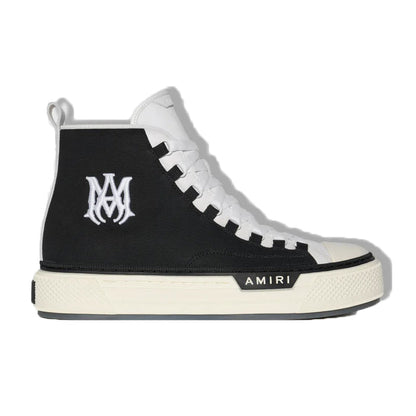 CASA-AMIRI  2025 new products cotton LOGO embroidered contrast color canvas shoes