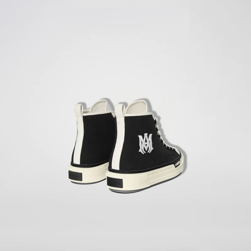 CASA-AMIRI  2025 new products cotton LOGO embroidered contrast color canvas shoes