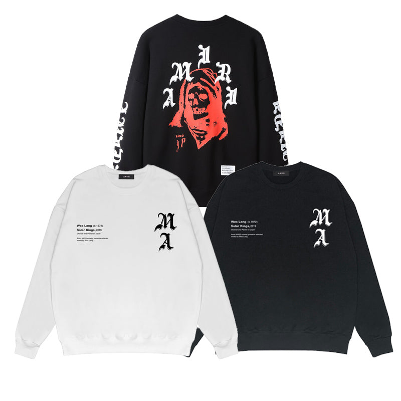 CASA-AMIRI 2025 New Cotton Classic Crewneck Sweatshirt 3352
